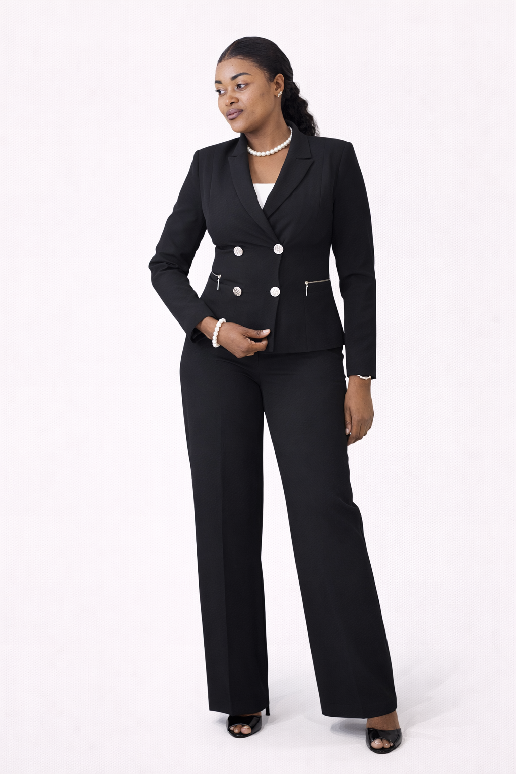 Tailleur Croisé Signature