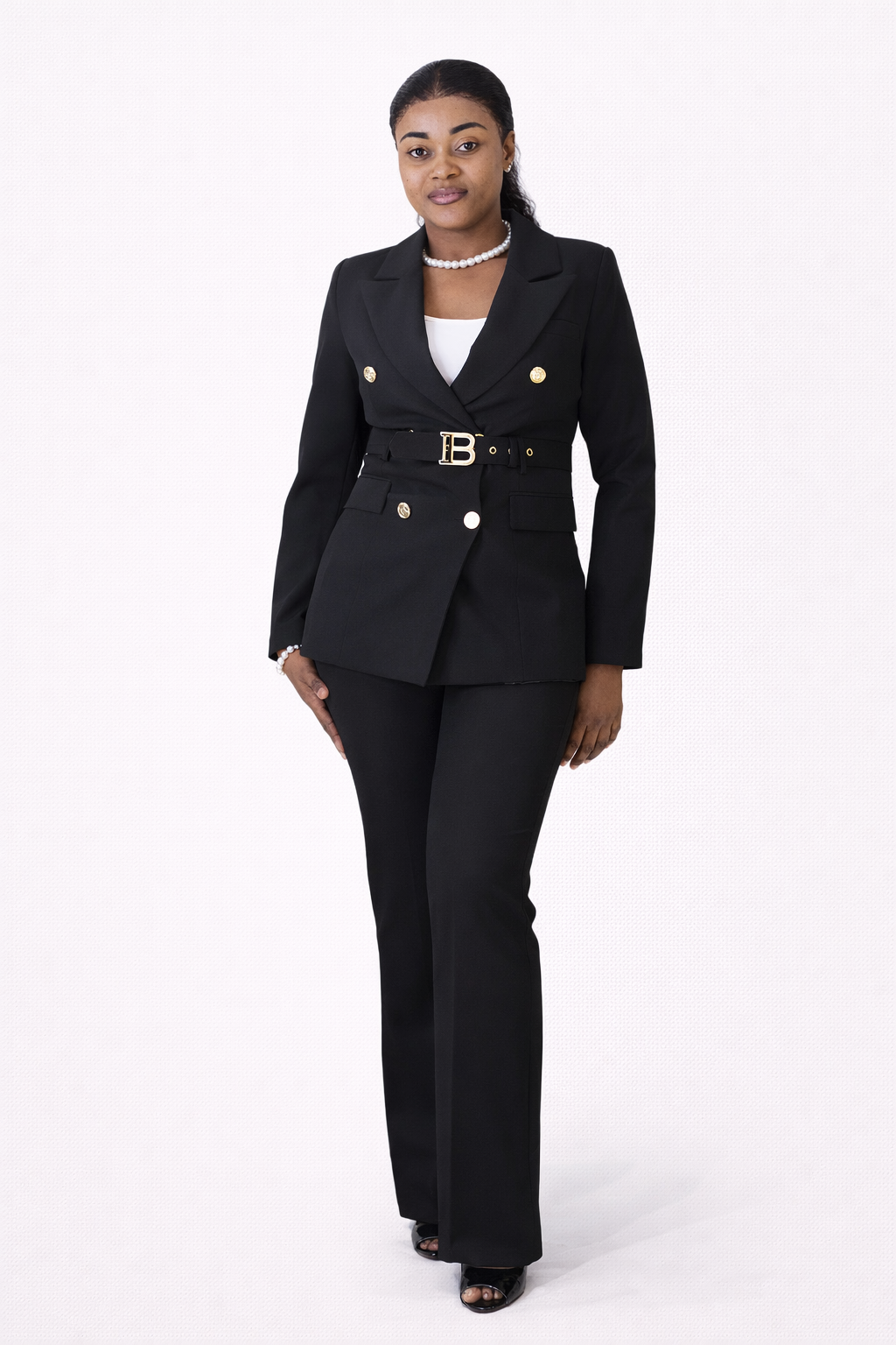 Tailleur Croisé Signature