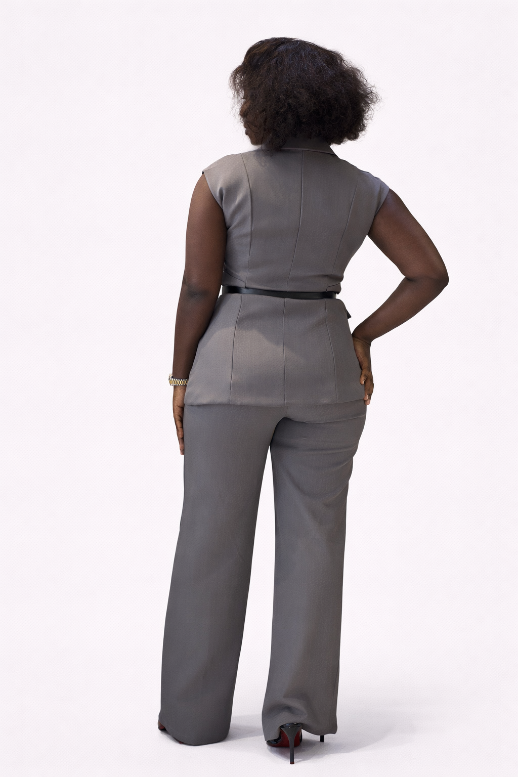 Ensemble Tailleur Sans Manches Élégance