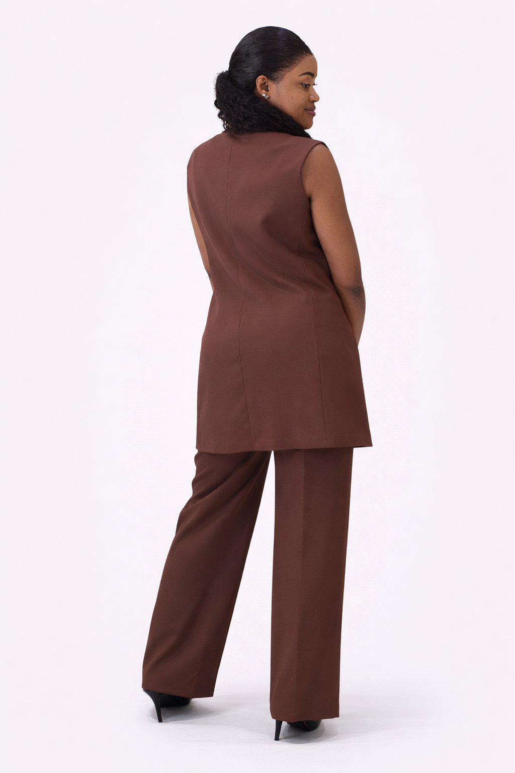 Ensemble Tailleur Sans Manches Élégance