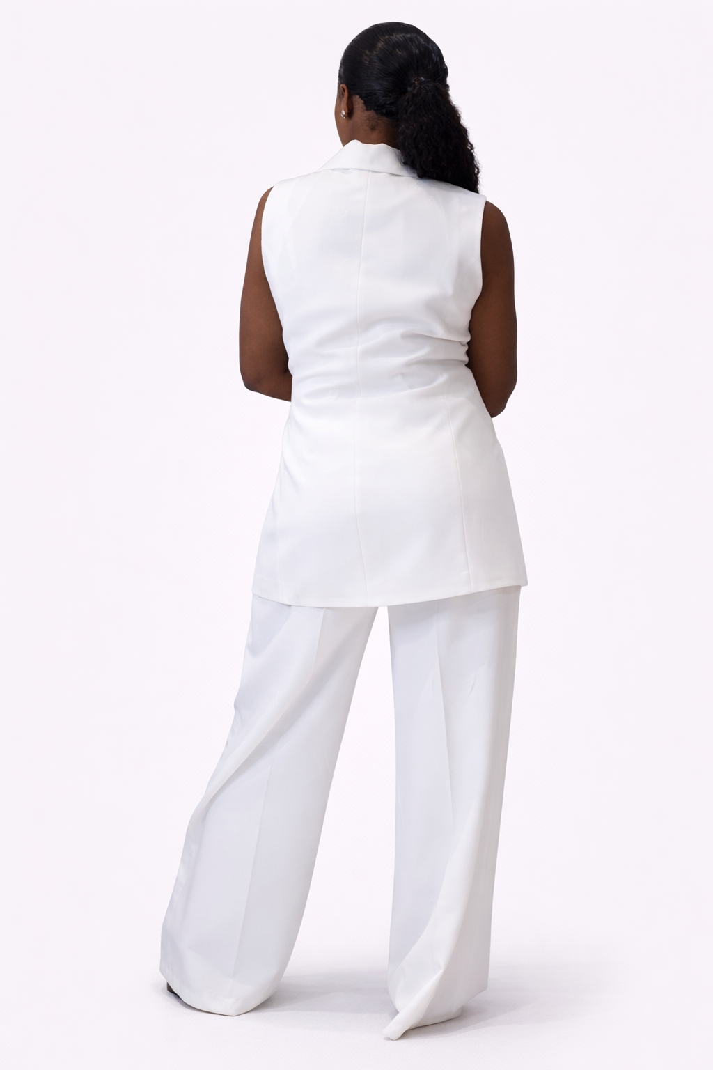 Ensemble Tailleur Sans Manches Élégance