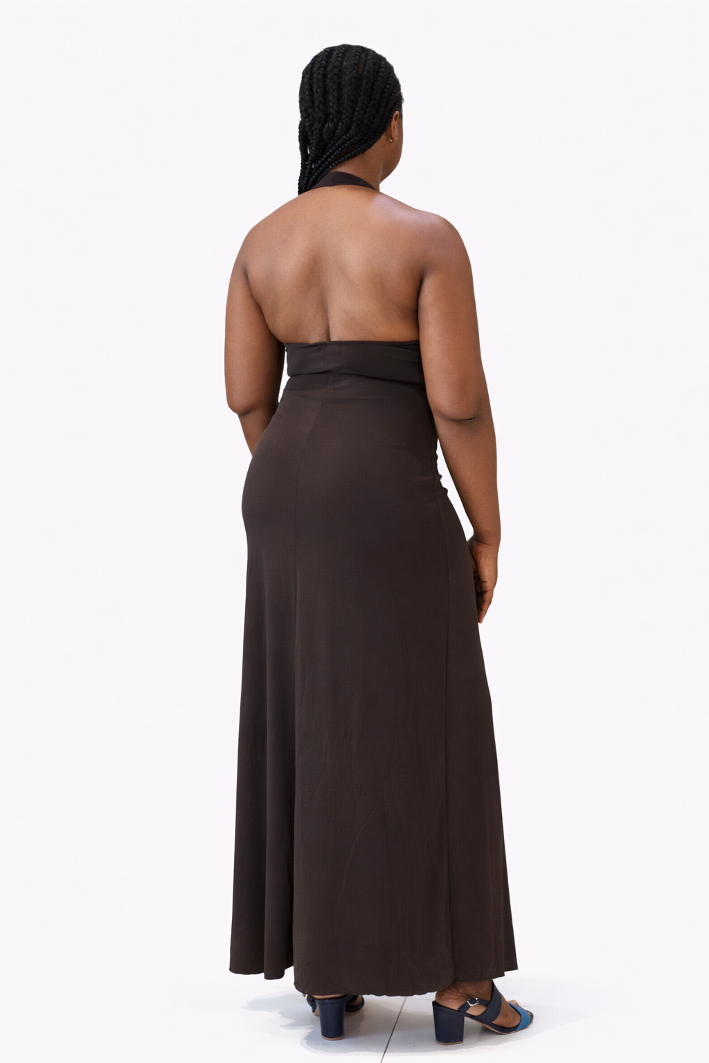 Robe longue moulante
