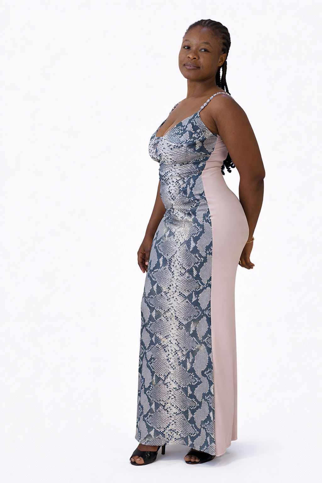 Robe longue moulante