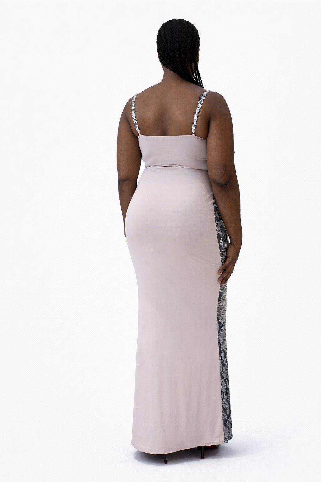 Robe longue moulante