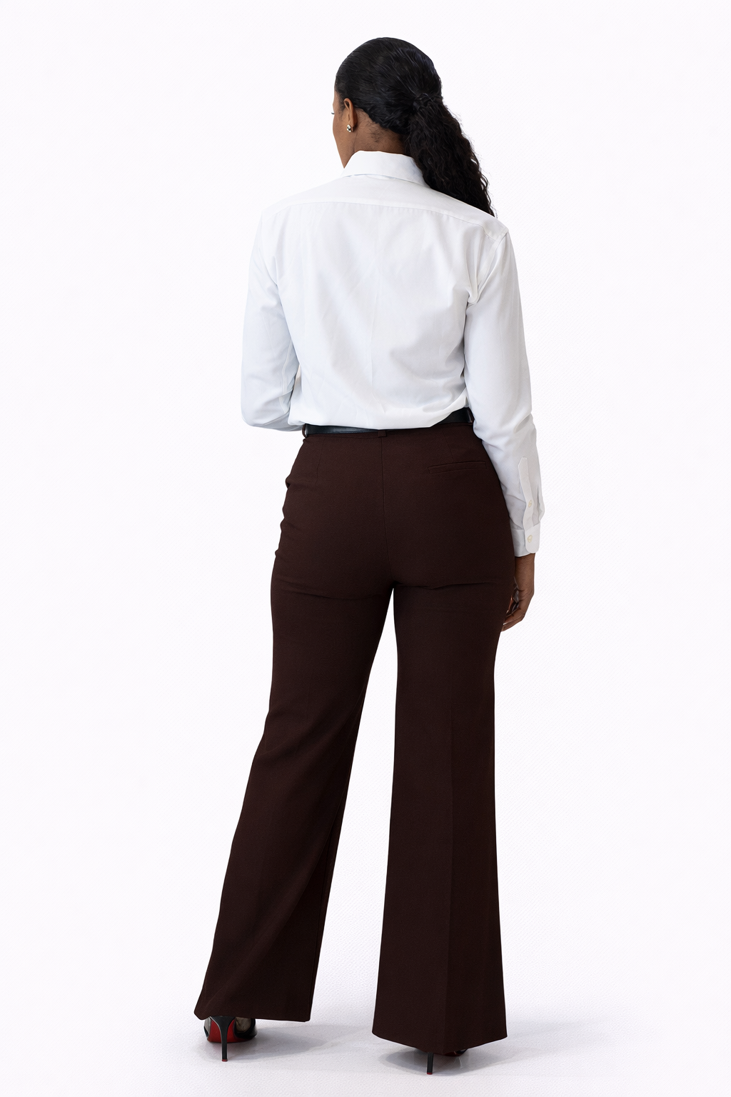 Pantalon tailleur flare