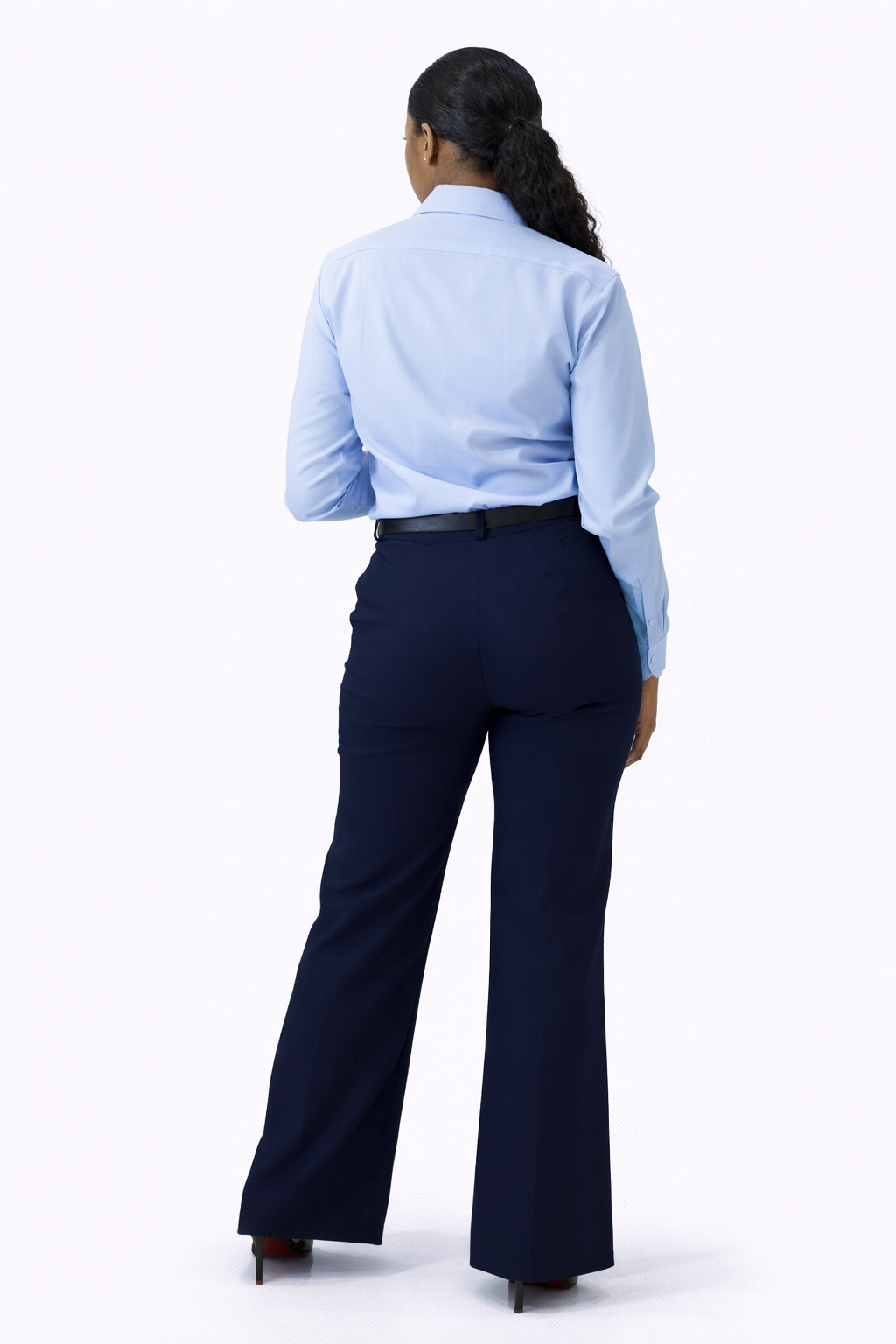 Pantalon tailleur flare