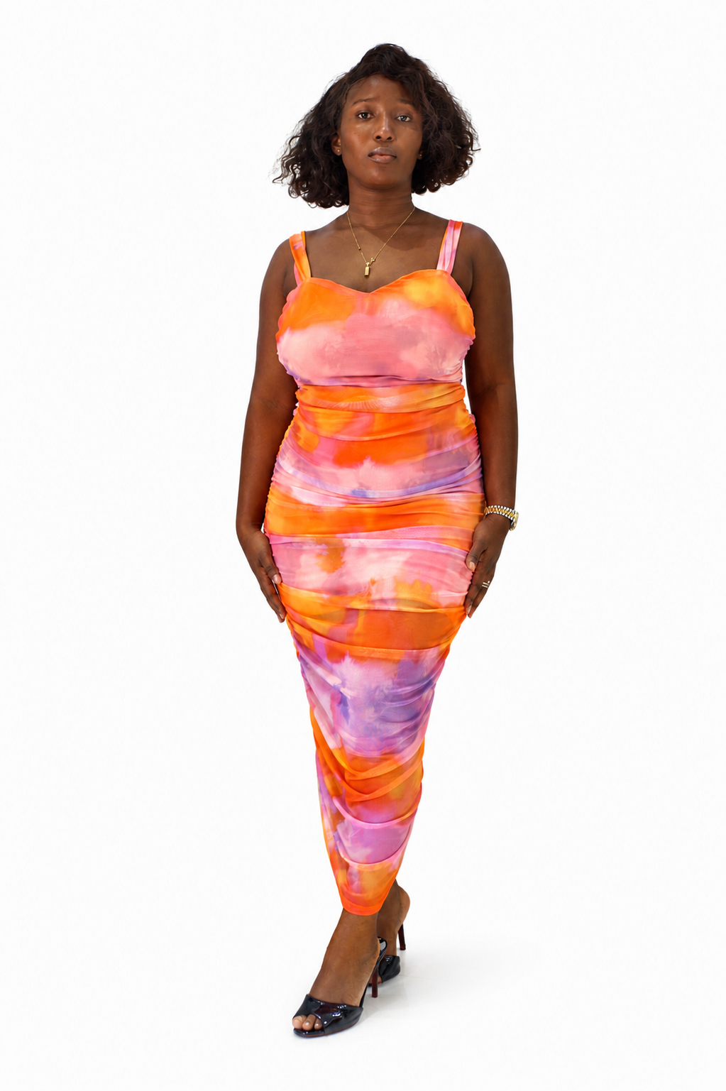 Robe longue moulante