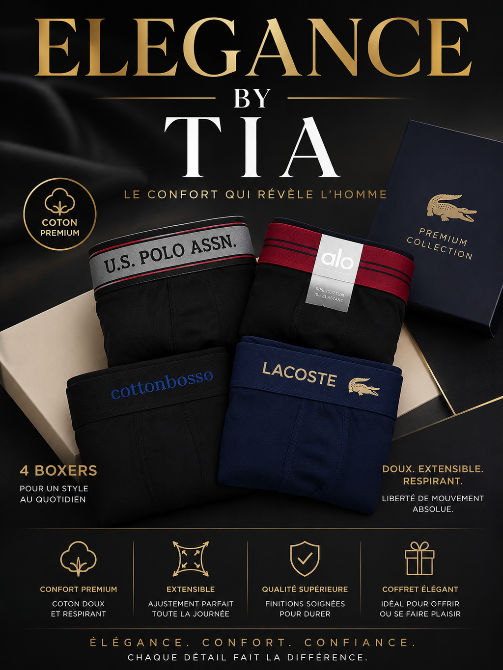 Coffret Élégance Confort Homme